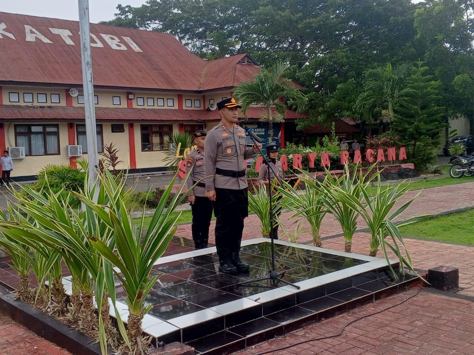 Polres Wakatobi Gelar Apel Pasukan Operasi Lilin Anoa 2025, Siap Pengamanan Natal dan Tahun Baru