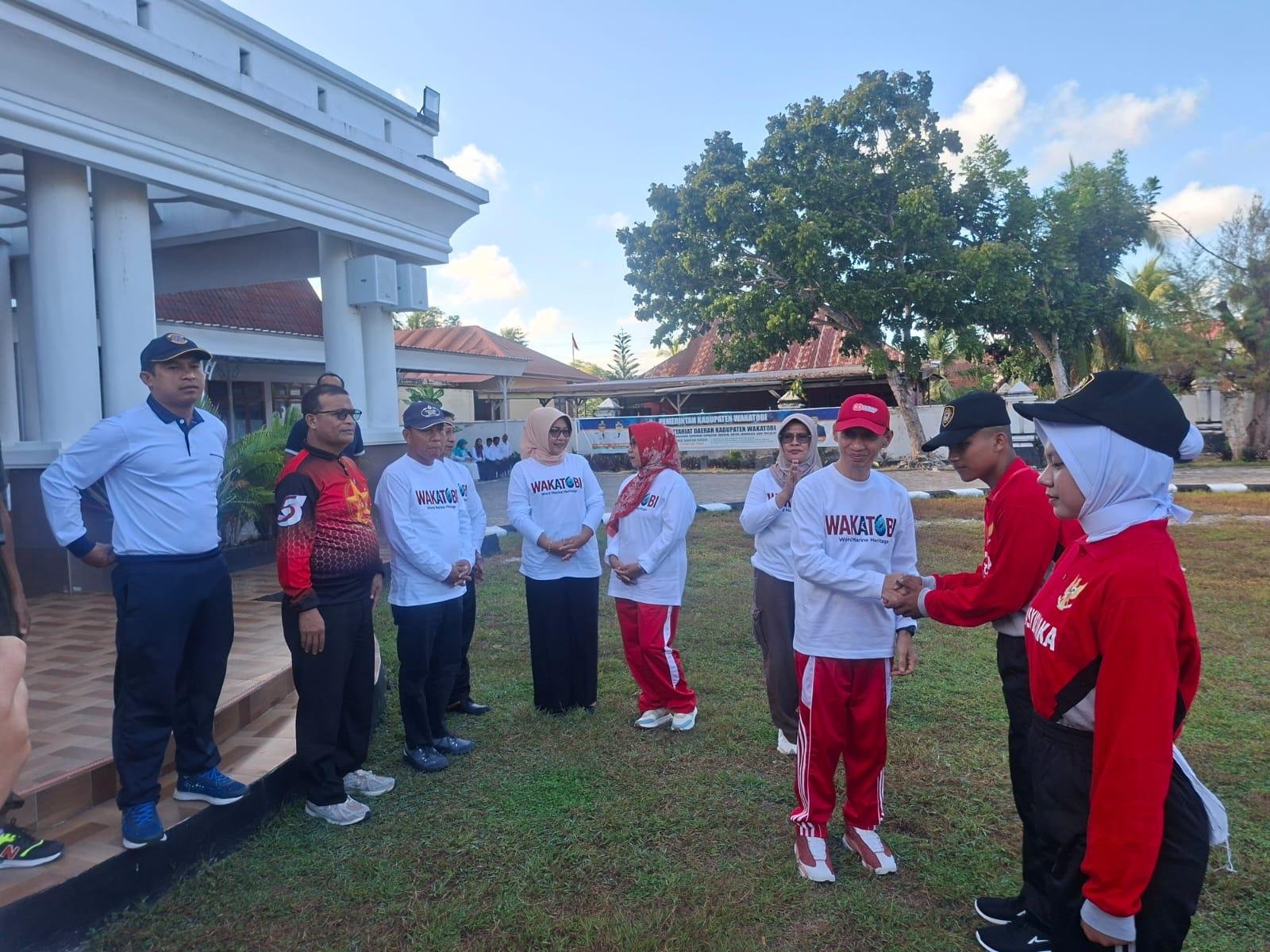 Bupati Wakatobi Resmi Buka Pelatihan Calon Paskibraka Tahun 2026