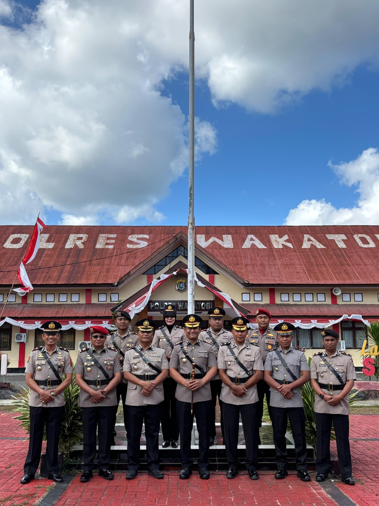 Polres Wakatobi Gelar Upacara Peringatan Hari Juang Polri 2026