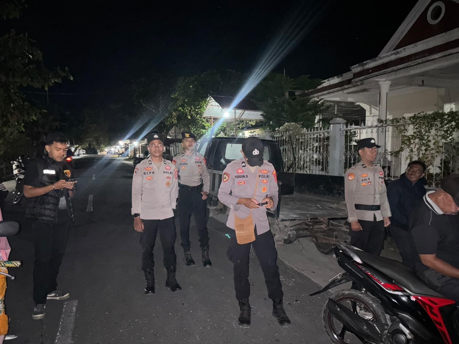 Patroli KRYD Regu II Polres Wakatobi Pantau Kegiatan Masyarakat, Situasi Kamtibmas Kondusif