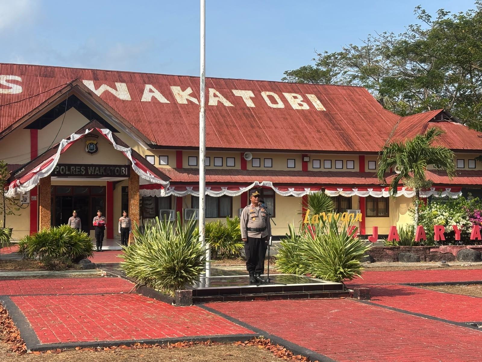 Polres Wakatobi Gelar Upacara Peringatan Haornas ke-43 Tahun 2026
