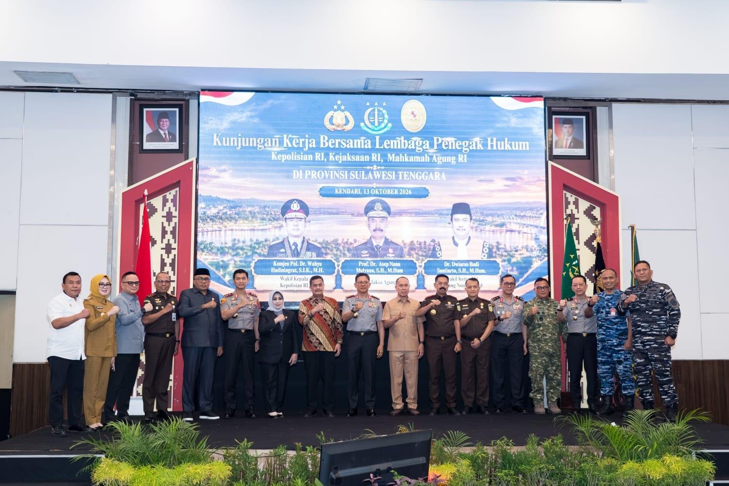 Sinergi Polda Sultra, Kejati, dan Pengadilan Tinggi Jadi Fondasi Implementasi KUHP dan KUHAP Baru
