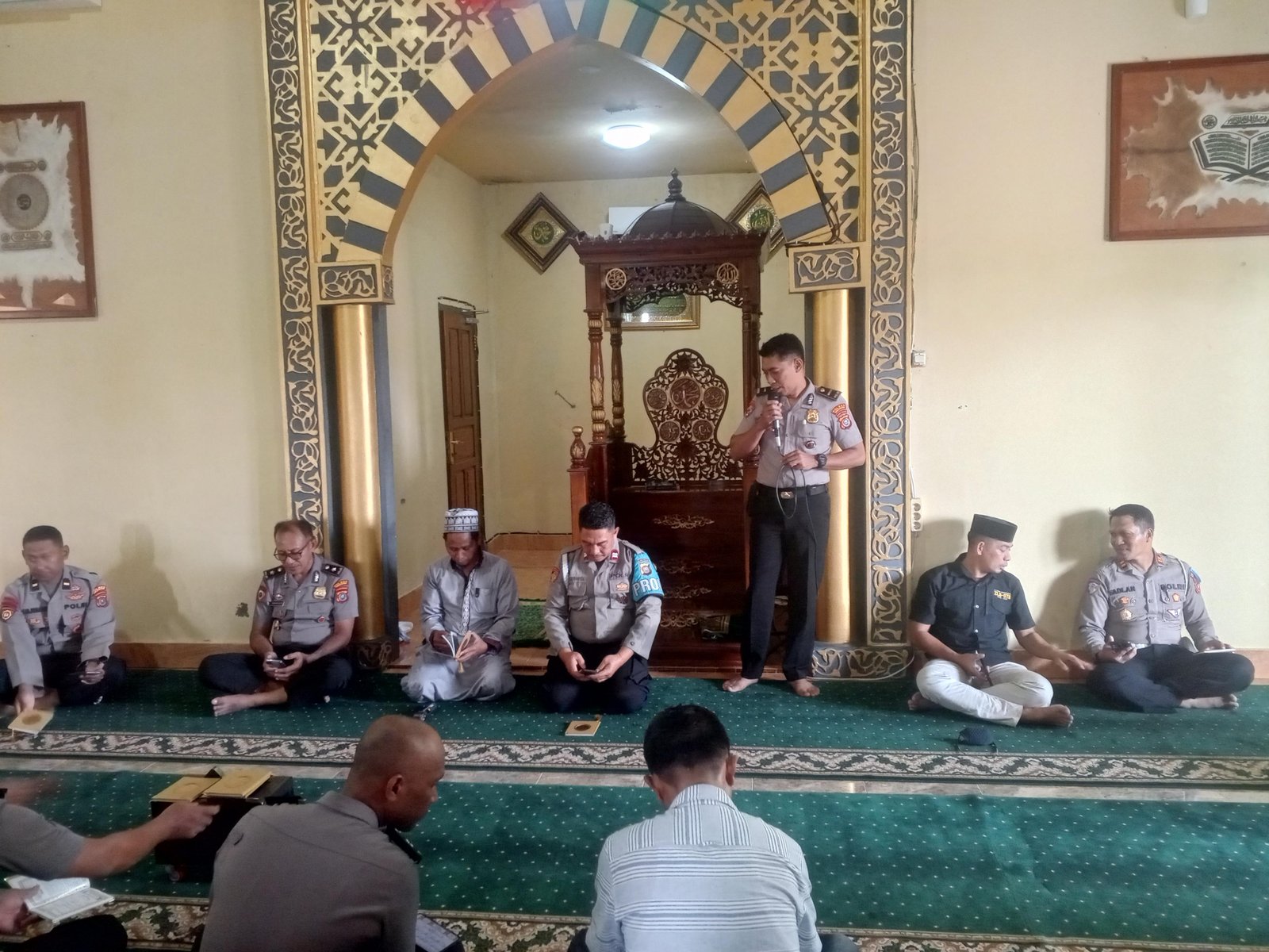 Polres Wakatobi Gelar Binroh, Perkuat Keimanan dan Integritas Personel dalam Pelaksanaan Tugas