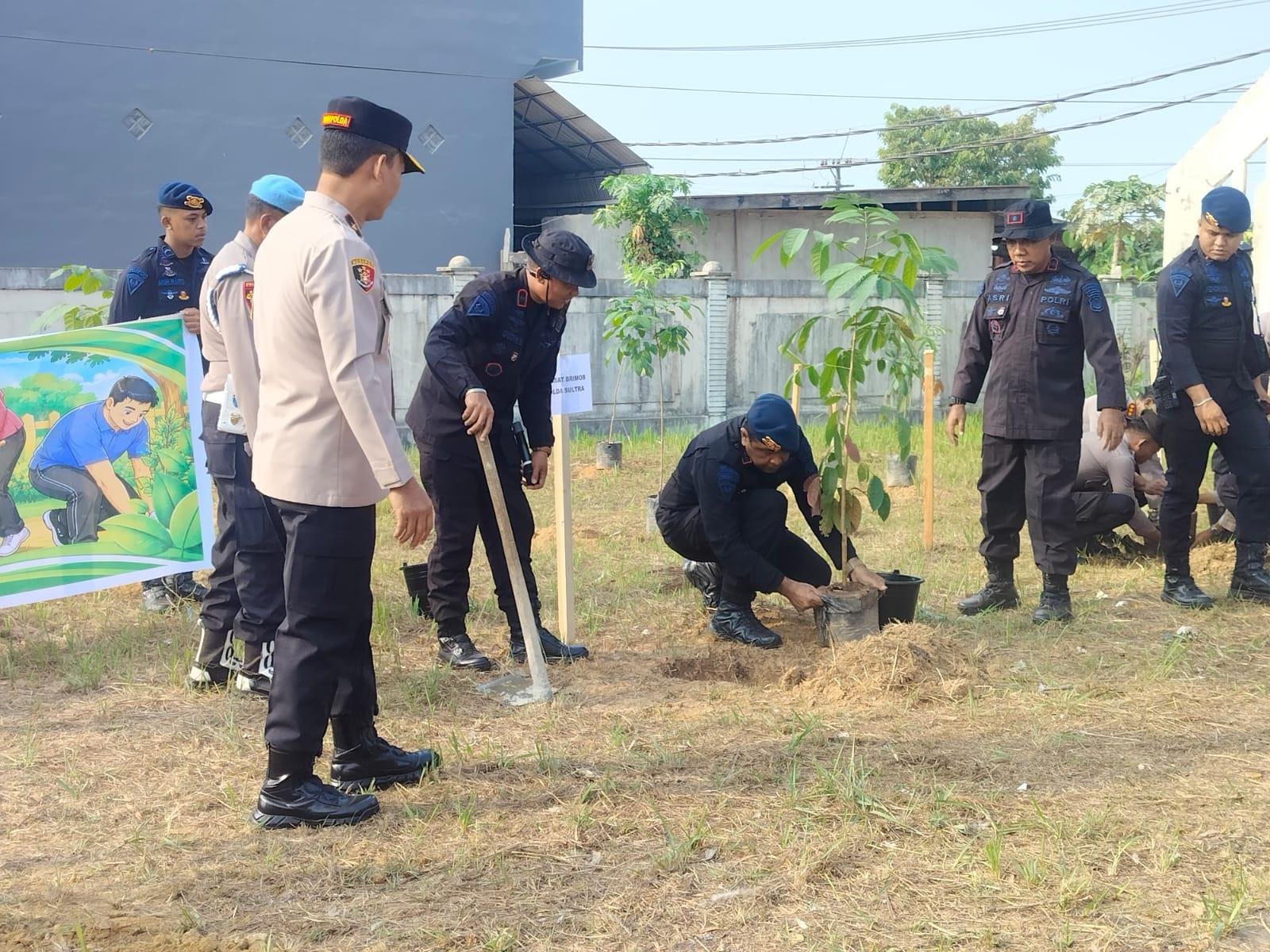 Wujudkan Sinergi Polisi dan Masyarakat, Wakapolda Sultra Galakkan Green Policing di Terminal Baruga