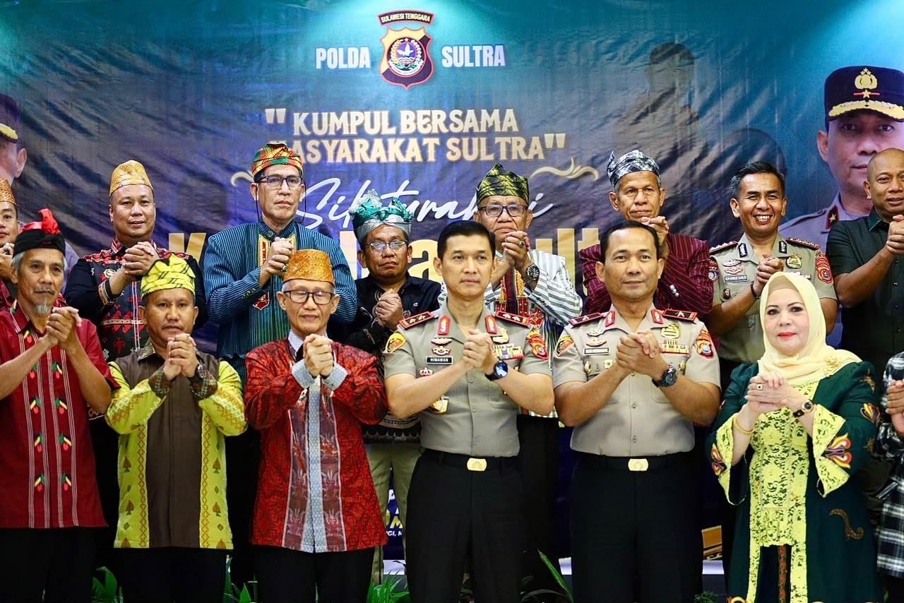 Kapolda Sultra Silaturahmi dengan Tokoh Adat dan Tokoh Masyarakat Sultra, Perkuat Sinergi Jaga Kamtibmas