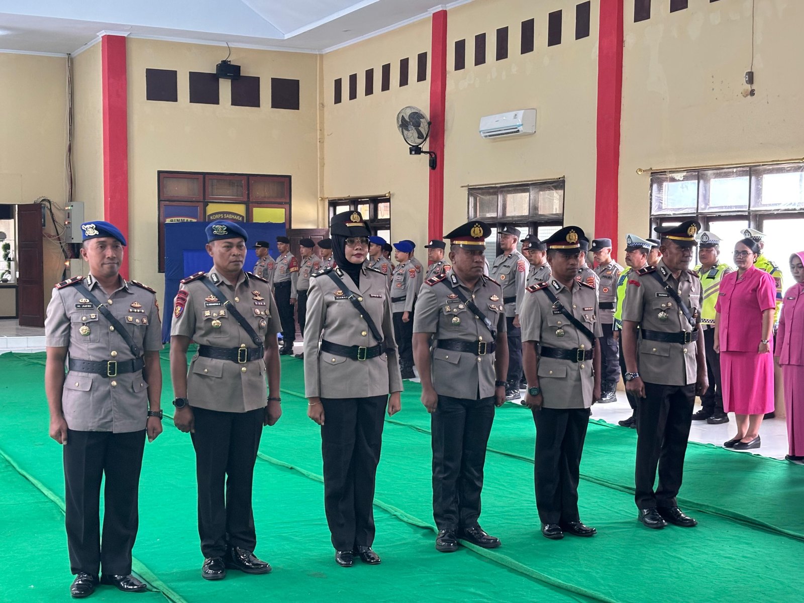 Polres Wakatobi Gelar Sertijab Sejumlah Pejabat Utama dan Kapolsek