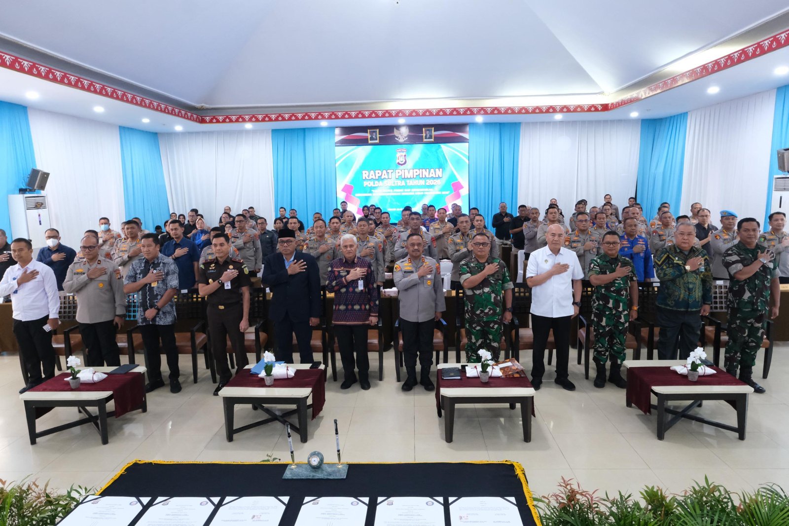 Rapim Polda Sultra 2026 Digelar, Siap Dukung dan Sukseskan Program Pemerintah