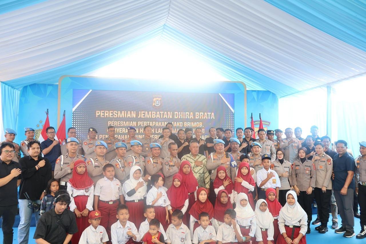Wakapolri Resmikan Jembatan Perintis “Dhira Brata” Wujud Instruksi Presiden Prabowo